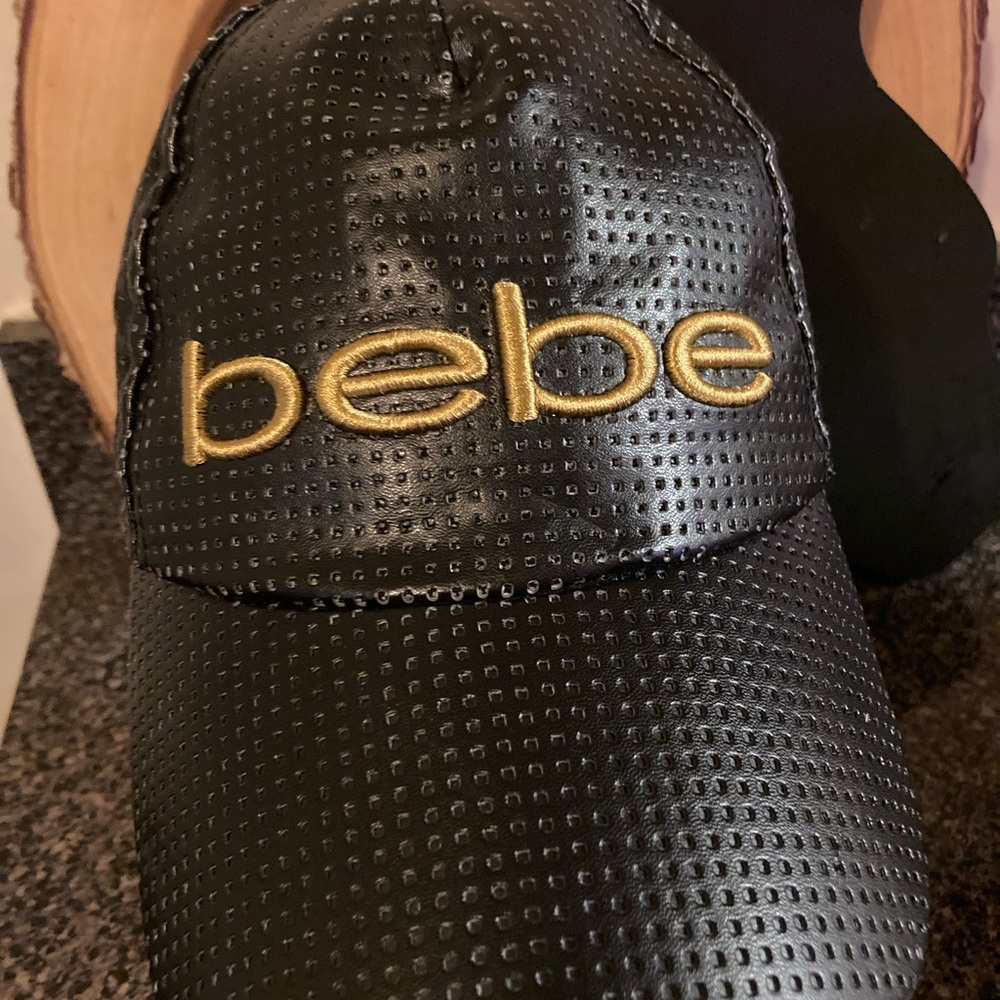 Bebe Faux Leather Hat